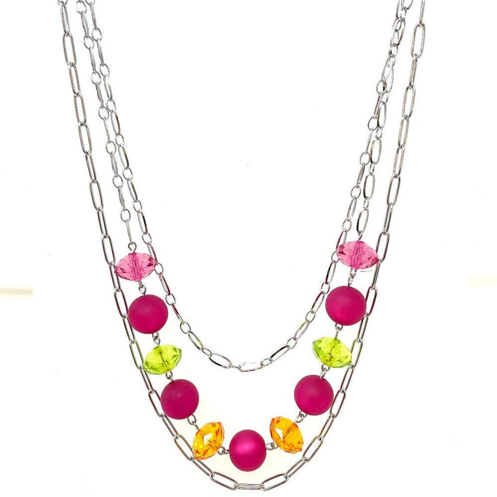 Fusha Resin & Acrylic Pilgrim Necklace